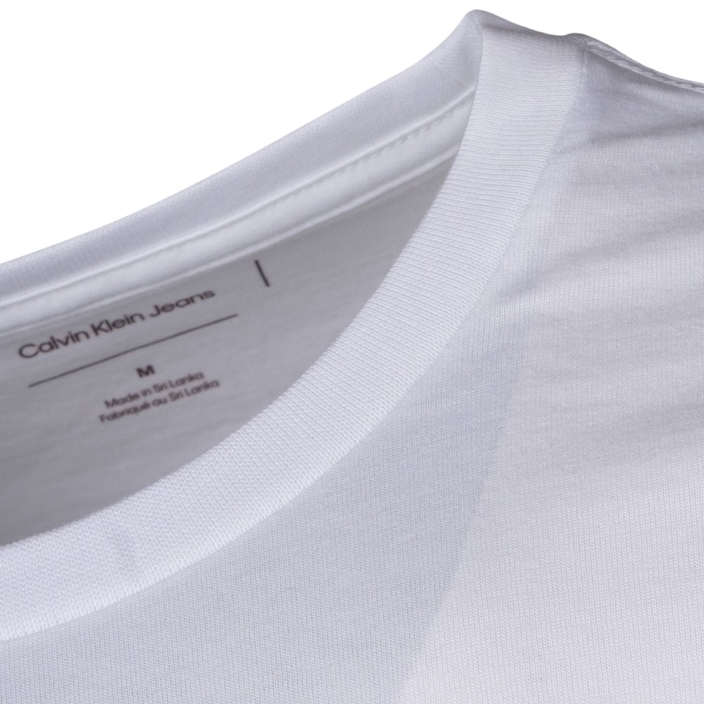 Calvin Klein Λευκό T-shirt C Neck - 00040EM286
