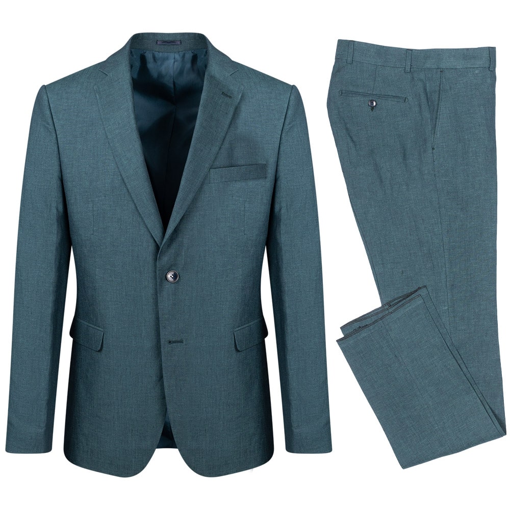Batistini Πράσινο Λινό Κοστούμι  - 06 31 Linen Suit 