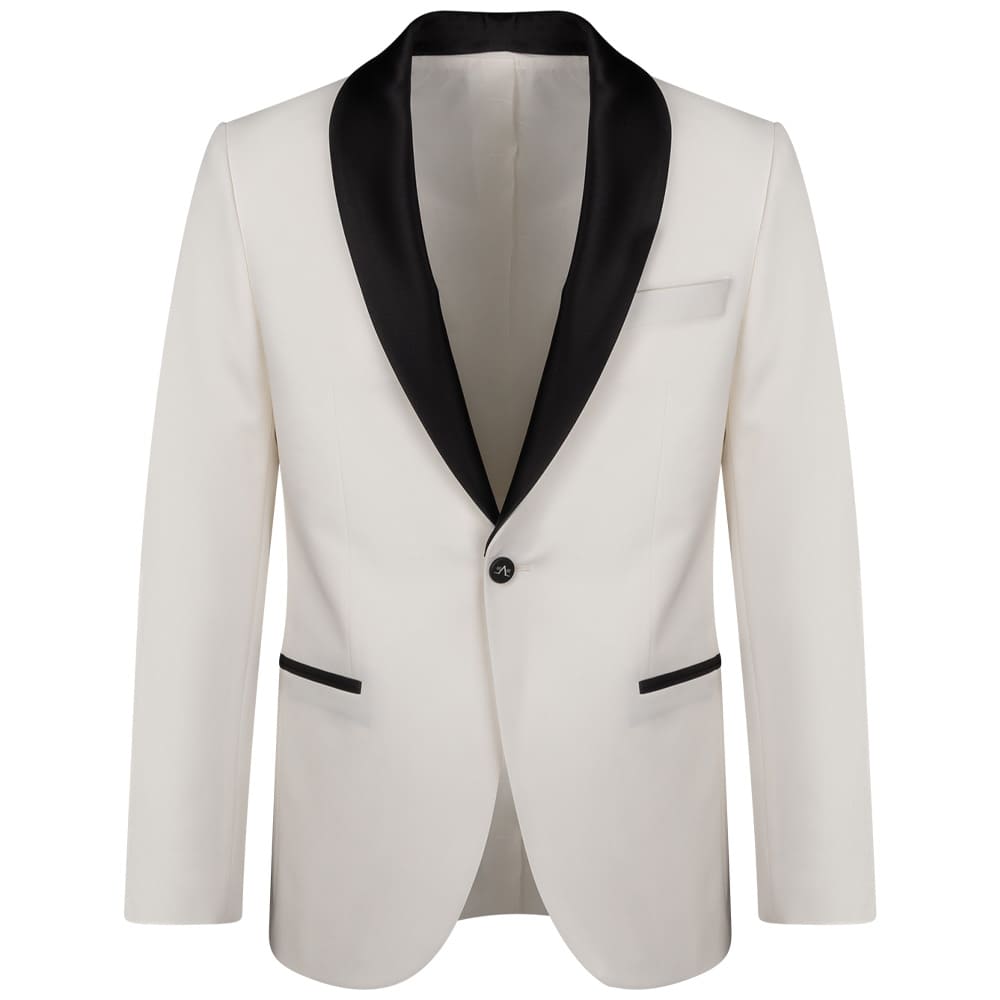 V1969 Λευκό Σμόκιν (Tuxedo) 3pcs - 07. 37 RO