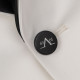 V1969 Λευκό Σμόκιν (Tuxedo) 3pcs - 07. 37 RO