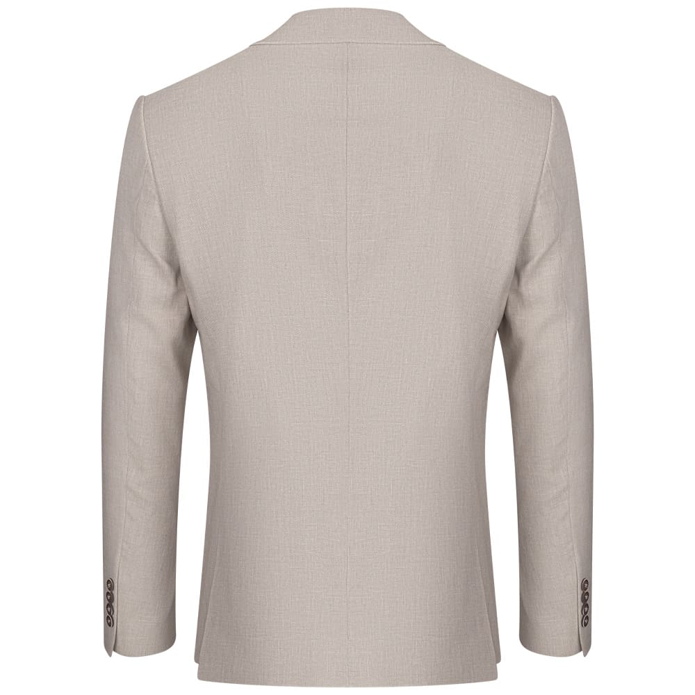 Lexton Μπεζ Κοστούμι 3pcs Linen blend - 07.37 MI