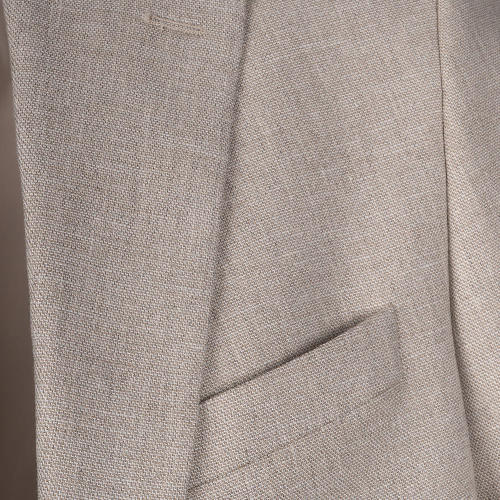 Lexton Μπεζ Κοστούμι 3pcs Linen blend - 07.37 MI