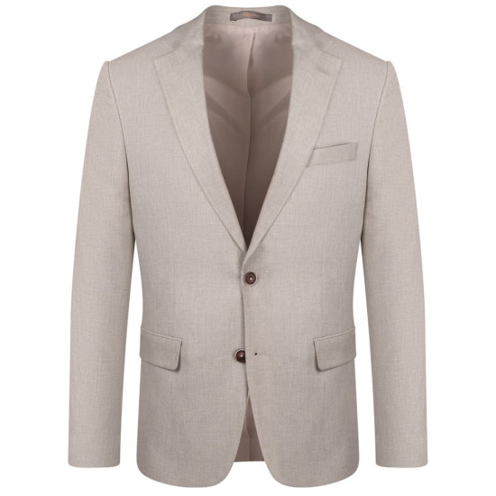 Lexton Μπεζ Κοστούμι 3pcs Linen blend - 07.37 MI