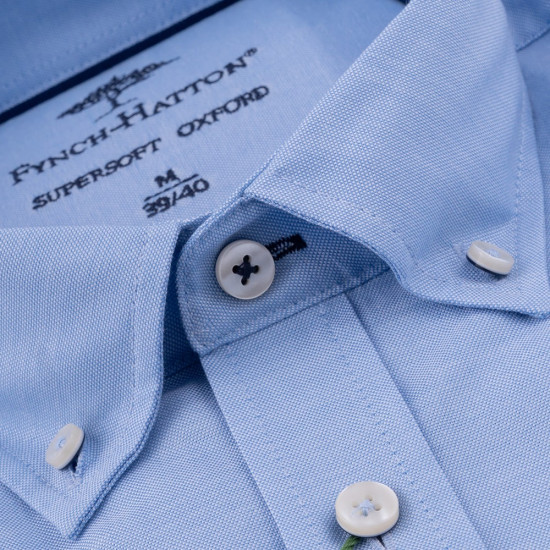 Fynch-Hatton Γαλάζιο Πουκάμισο Button Down - 1000  5500