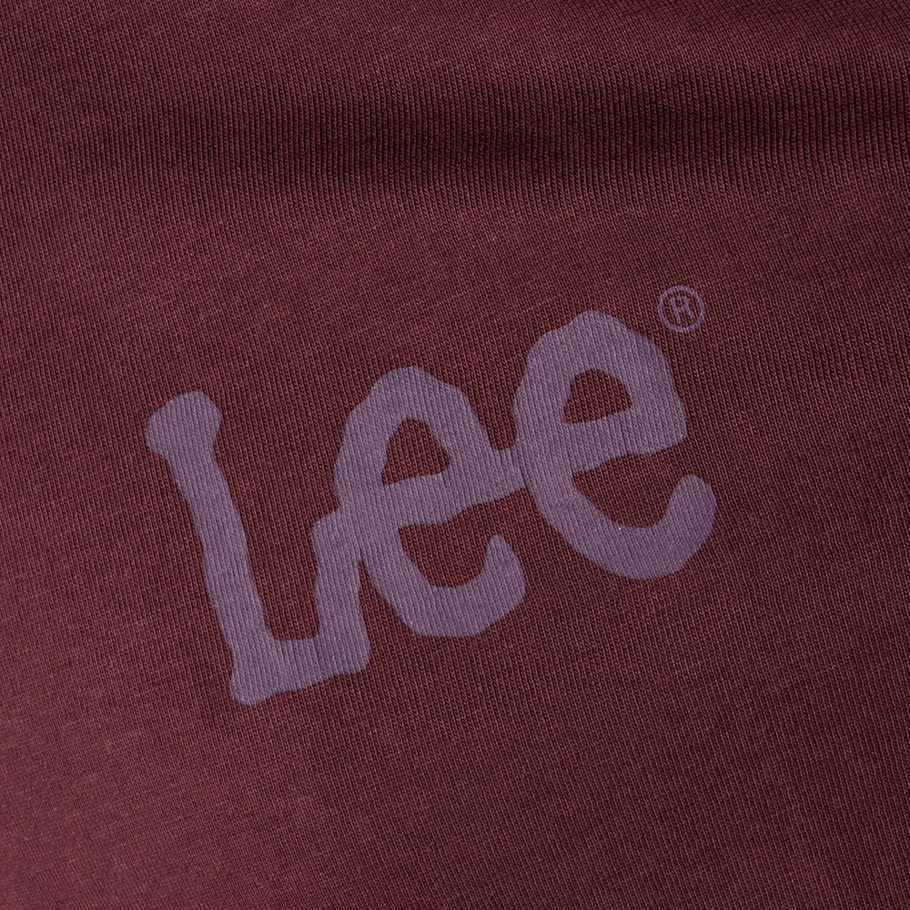 Lee Μπορντό Μπλούζα LS C Neck - 112355593