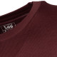 Lee Μπορντό Μπλούζα LS C Neck - 112355593