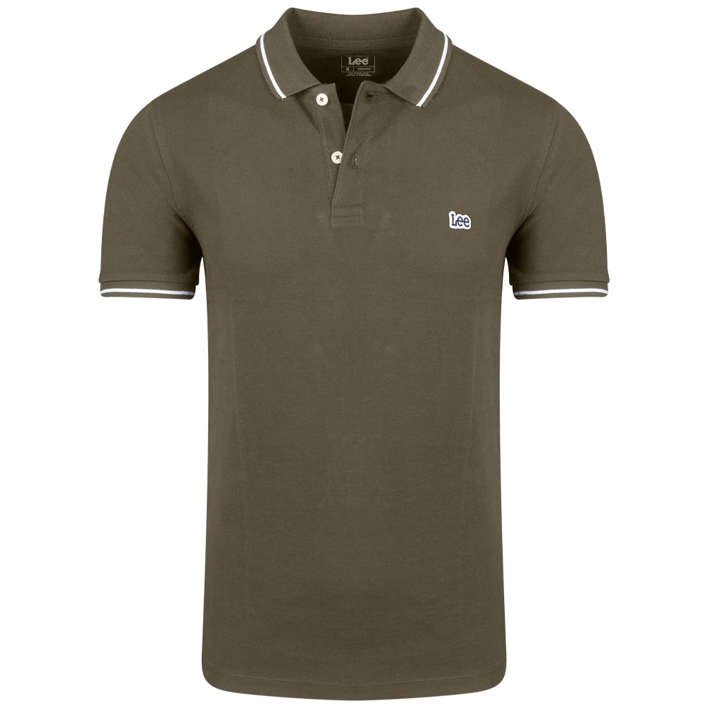 Lee Λαδί Κοντομάνικο polo - 112363855