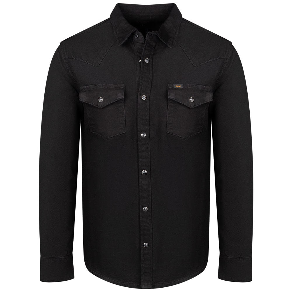 Lee Μαύρο Πουκάμισο Denim - 112363913