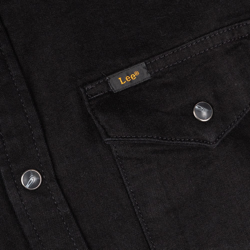 Lee Μαύρο Πουκάμισο Denim - 112363913