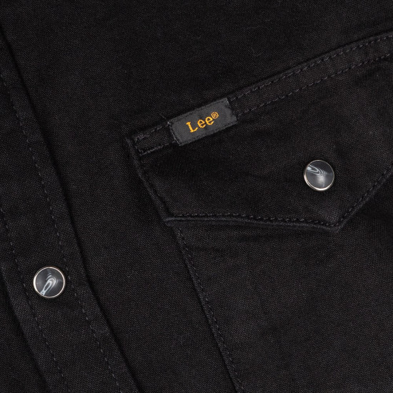 Lee Μαύρο Πουκάμισο Denim - 112363913