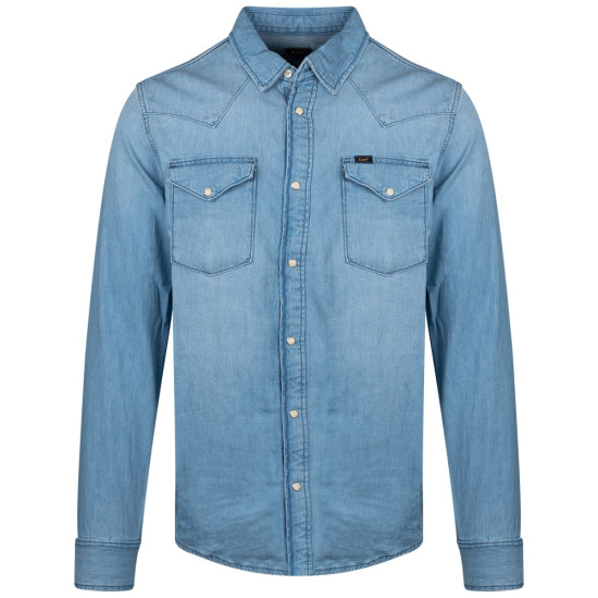 Lee Μπλε Πουκάμισο Denim - 112363914