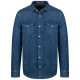 Lee Μπλε Πουκάμισο Denim - 112370562
