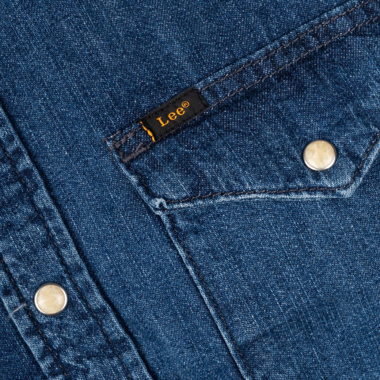 Lee Μπλε Πουκάμισο Denim - 112370562