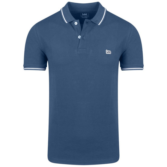 Lee Μπλε Κοντομάνικο polo - 112376432