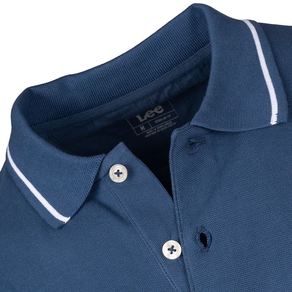 Lee Μπλε Κοντομάνικο polo - 112376432