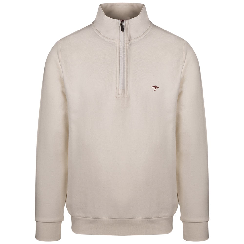 Fynch-Hatton Εκρού Φούτερ Half Zip - 1213  1713