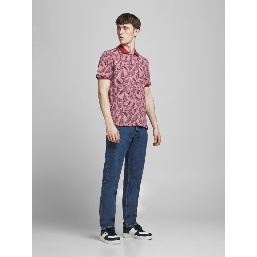 JACK & JONES Κόκκινο Κοντομάνικο polo - 12188267