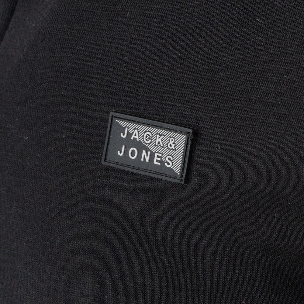 JACK & JONES Μαύρη Μπλούζα Half Zip - 12192859