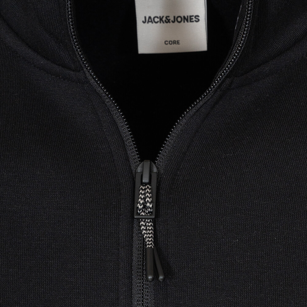 JACK & JONES Μαύρη Μπλούζα Half Zip - 12192859