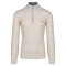 Fynch-Hatton Εκρού Half Zip 100% Wool - 1221  807