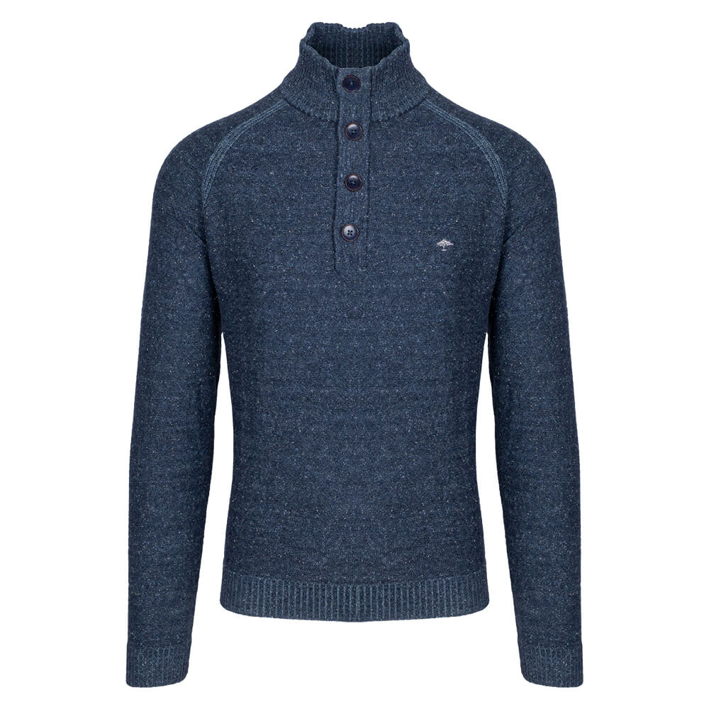 Fynch-Hatton Γκρι Πουλόβερ High Neck - 1221  652