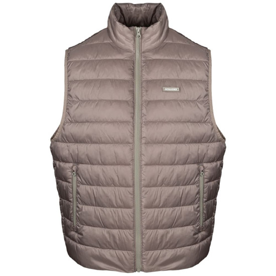 Jack and Jones Μπεζ Αμάνικο Μπουφάν - 12288921