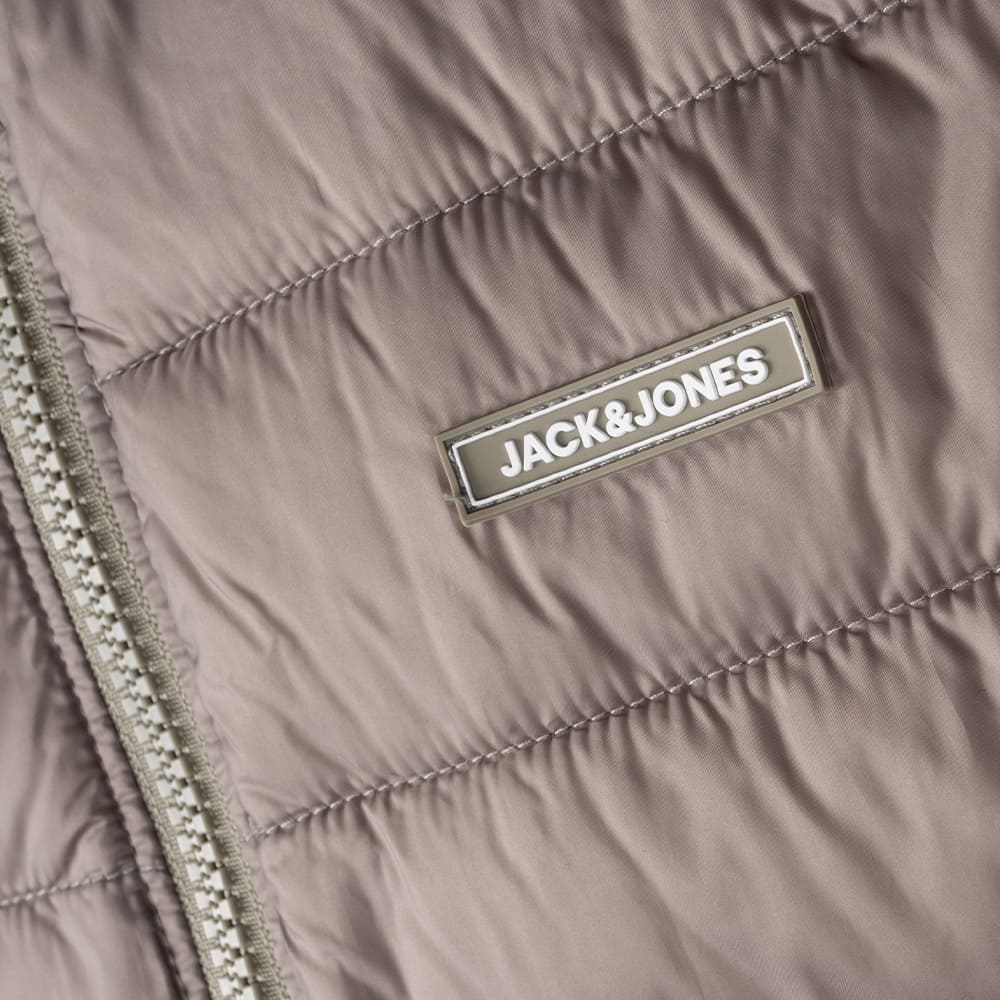 Jack and Jones Μπεζ Αμάνικο Μπουφάν - 12288921