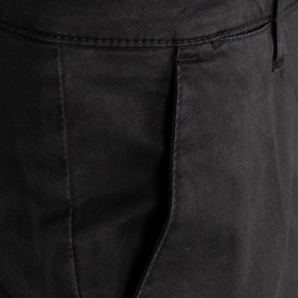 FOUR TEN Μαύρο Παντελόνι Chino - T910 125003