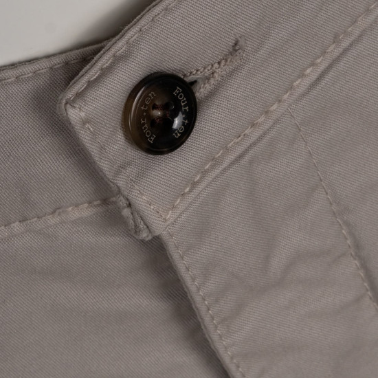 FOUR TEN Μπεζ Παντελόνι Chino - T910 125003