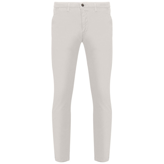 FOUR TEN Λευκό Παντελόνι Chino - T910 125003