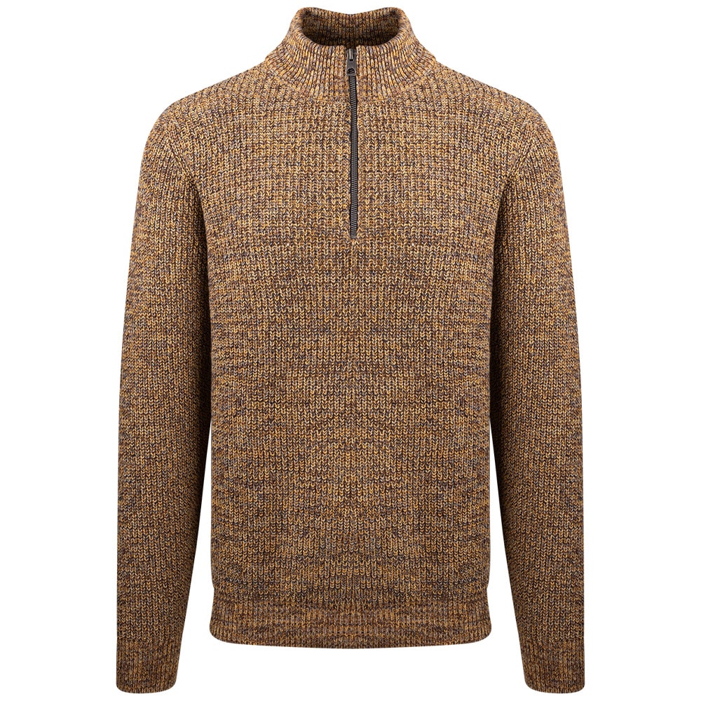 Fynch-Hatton Μπεζ Half Zip - 1309  660