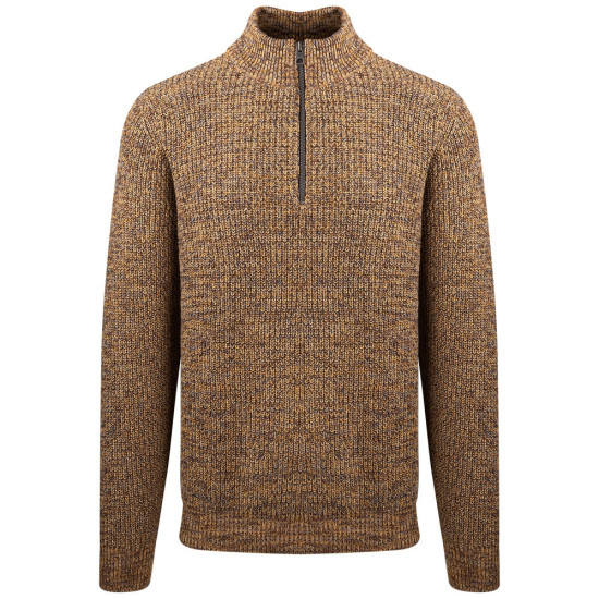 Fynch-Hatton Μπεζ Half Zip - 1309  660