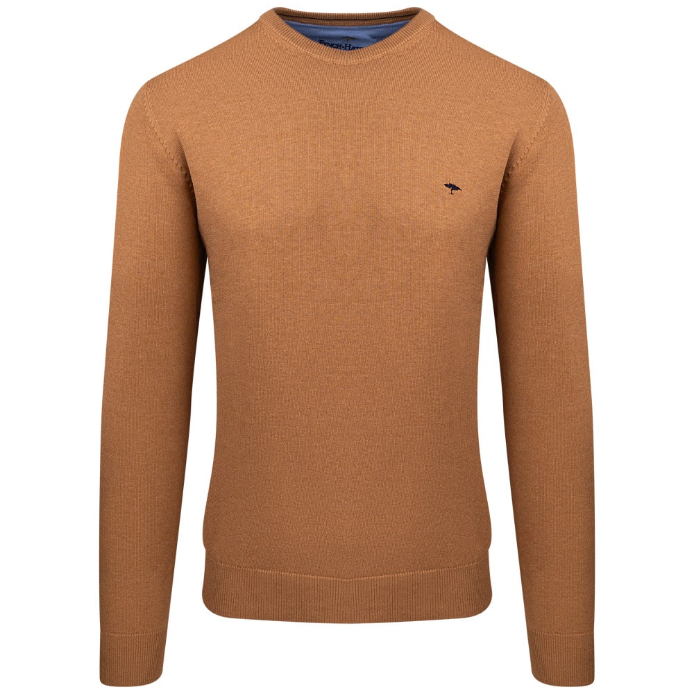 Fynch-Hatton Μπεζ Πουλόβερ C Neck - 1314  210