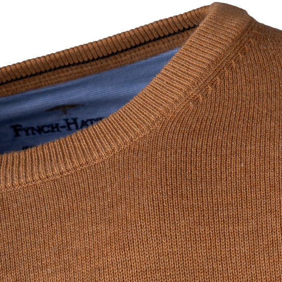 Fynch-Hatton Μπεζ Πουλόβερ C Neck - 1314  210