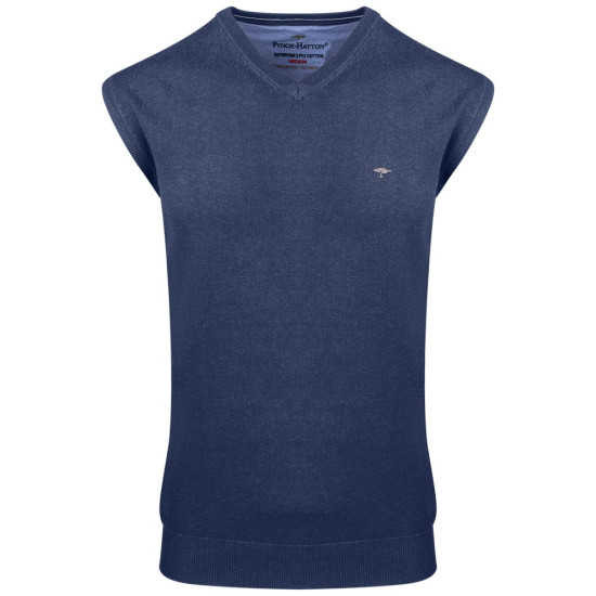 Fynch-Hatton Μπλε Καζάκα V-Neck - 1314  214