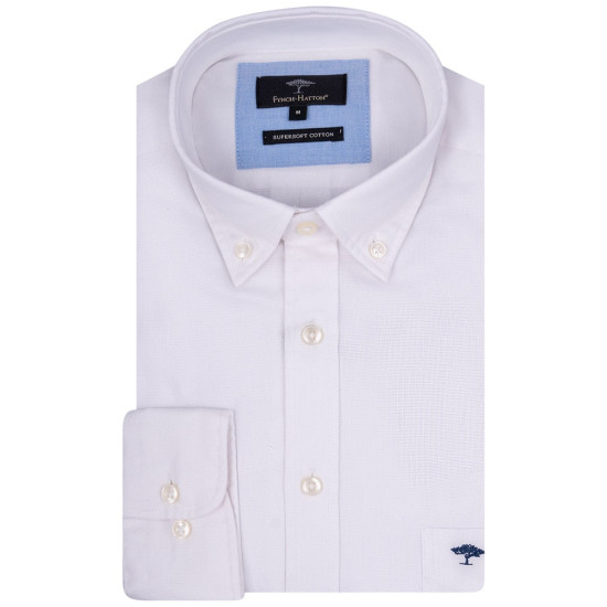 Fynch-Hatton Λευκό Πουκάμισο Button Down - 1314  6000