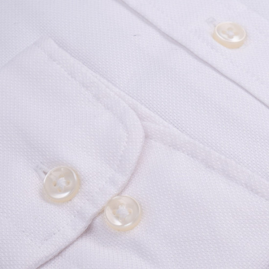 Fynch-Hatton Λευκό Πουκάμισο Button Down - 1314  6000
