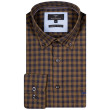 Fynch-Hatton Καρό Λαδί Πουκάμισο Button Down - 1314  8120