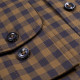 Fynch-Hatton Καρό Λαδί Πουκάμισο Button Down - 1314  8120