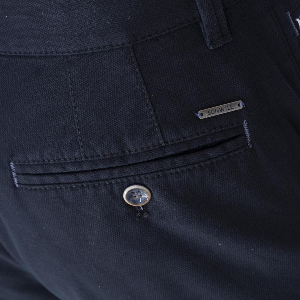 SUNWILL Μπλε Παντελόνι Chino - 13149-7750
