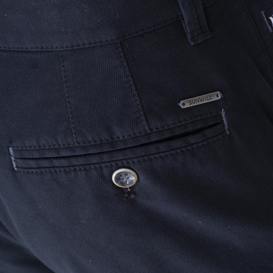 SUNWILL Μπλε Παντελόνι Chino - 13149-7750
