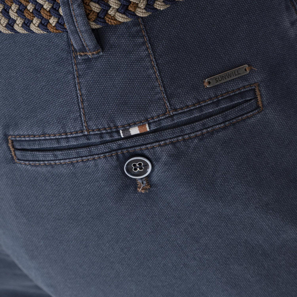 SUNWILL Γαλάζιο Παντελόνι Chino - 13137-7553