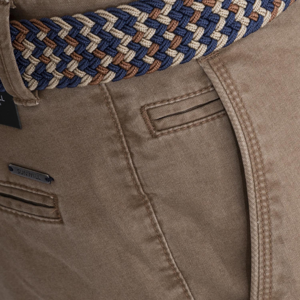 SUNWILL Καφέ Παντελόνι Chino - 13161-7150