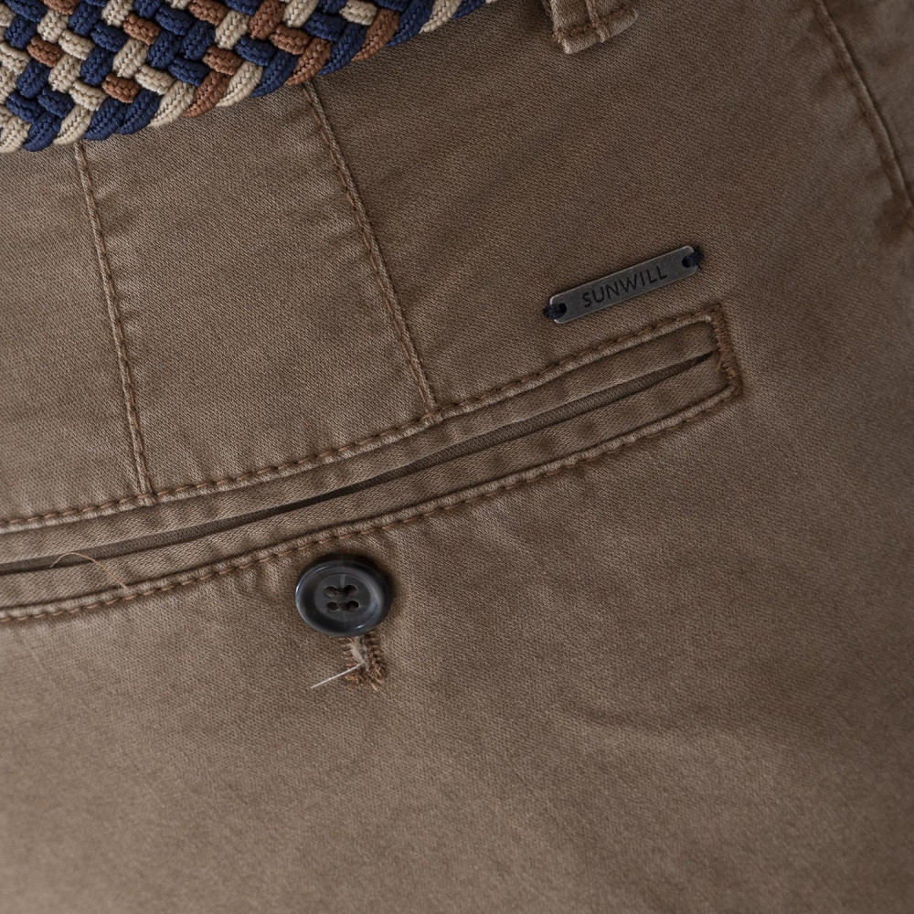 SUNWILL Καφέ Παντελόνι Chino - 13161-7150