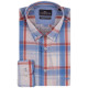 Fynch-Hatton Μπλε/Κόκκινο Καρό Πουκάμισο Button Down - 1402  7020