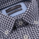 Fynch-Hatton Λευκό/Μαύρο Πουκάμισο Button Down - 1408  6020
