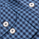 Fynch-Hatton Μπλε Πουκάμισο Button Down Καρό - 1410  8040