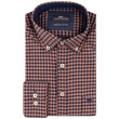 Fynch-Hatton Μπεζ Πουκάμισο Button Down Καρό - 1410  8040