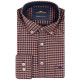 Fynch-Hatton Μπεζ Πουκάμισο Button Down Καρό - 1410  8040