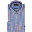 Fynch-Hatton Μπλε/Ροζ Καρό Πουκάμισο Button Down - 1413  5030